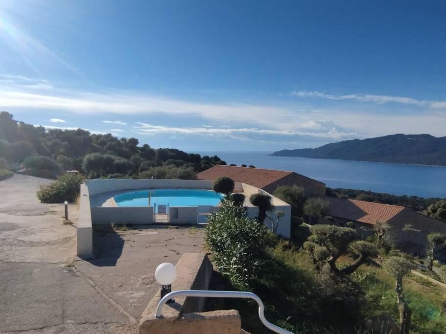 Chez Adrien 108-Appartement Magnifique Vue Mer Piscine Chauffee Serra-di-Ferro  Zewnętrze zdjęcie